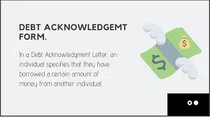 Acknowledgment Of Debt Acknowledgment Of Debt