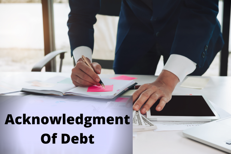 Acknowledgment Of Debt