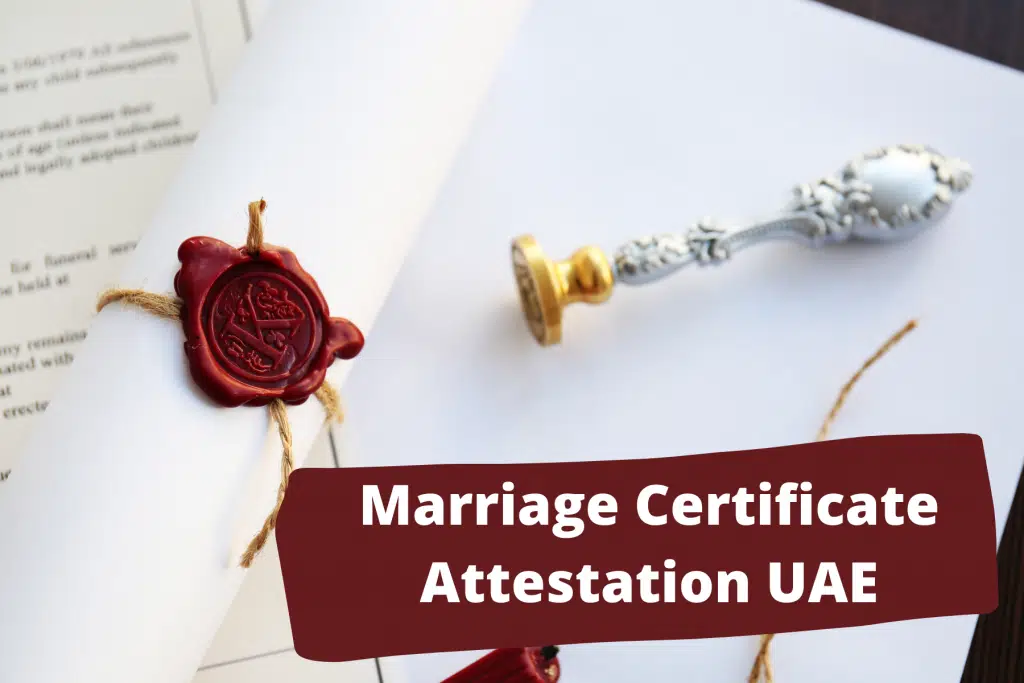 Marriage Certificate Attestation UAE