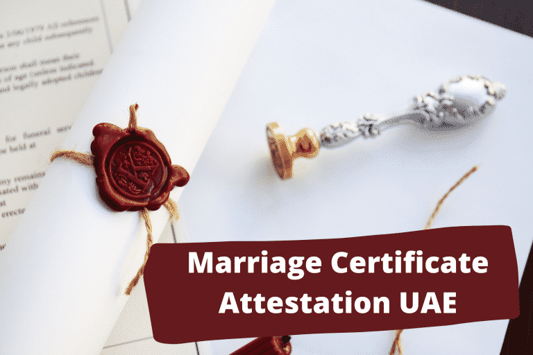 Marriage Certificate Attestation UAE