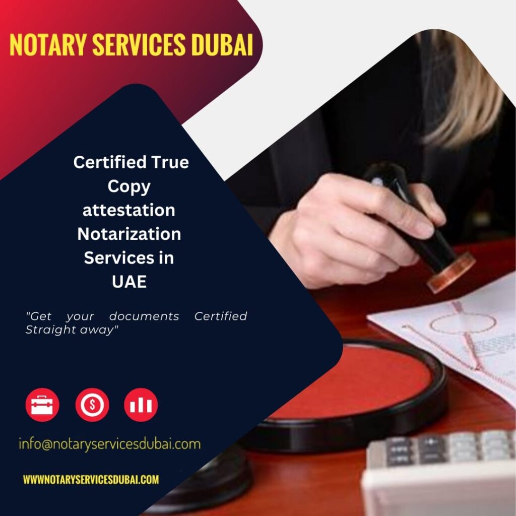 Notary services UAE