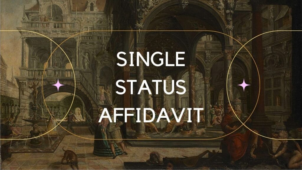 singel status affidvit