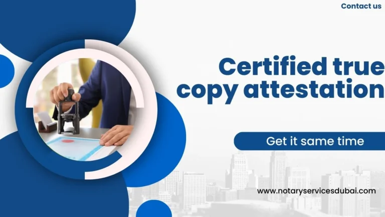 Certified true copy attestation near me