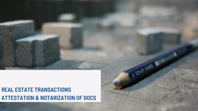 Notary Service for Real Estate Transaction