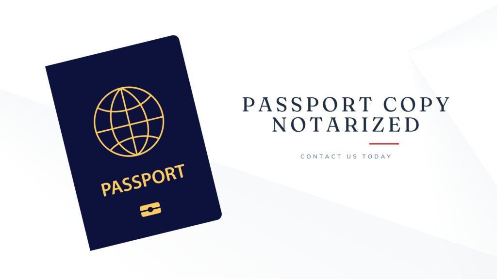 Passport Copy Notarized | Appointment & Online Services