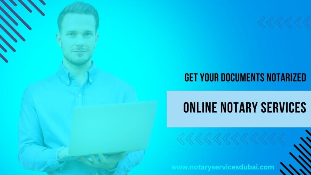 How to do a notary attestation in Dubai. Picture for notary services