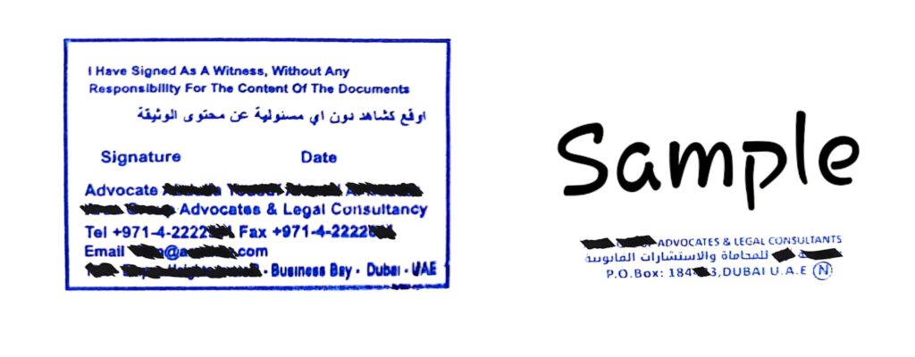 Notary Services Dubai