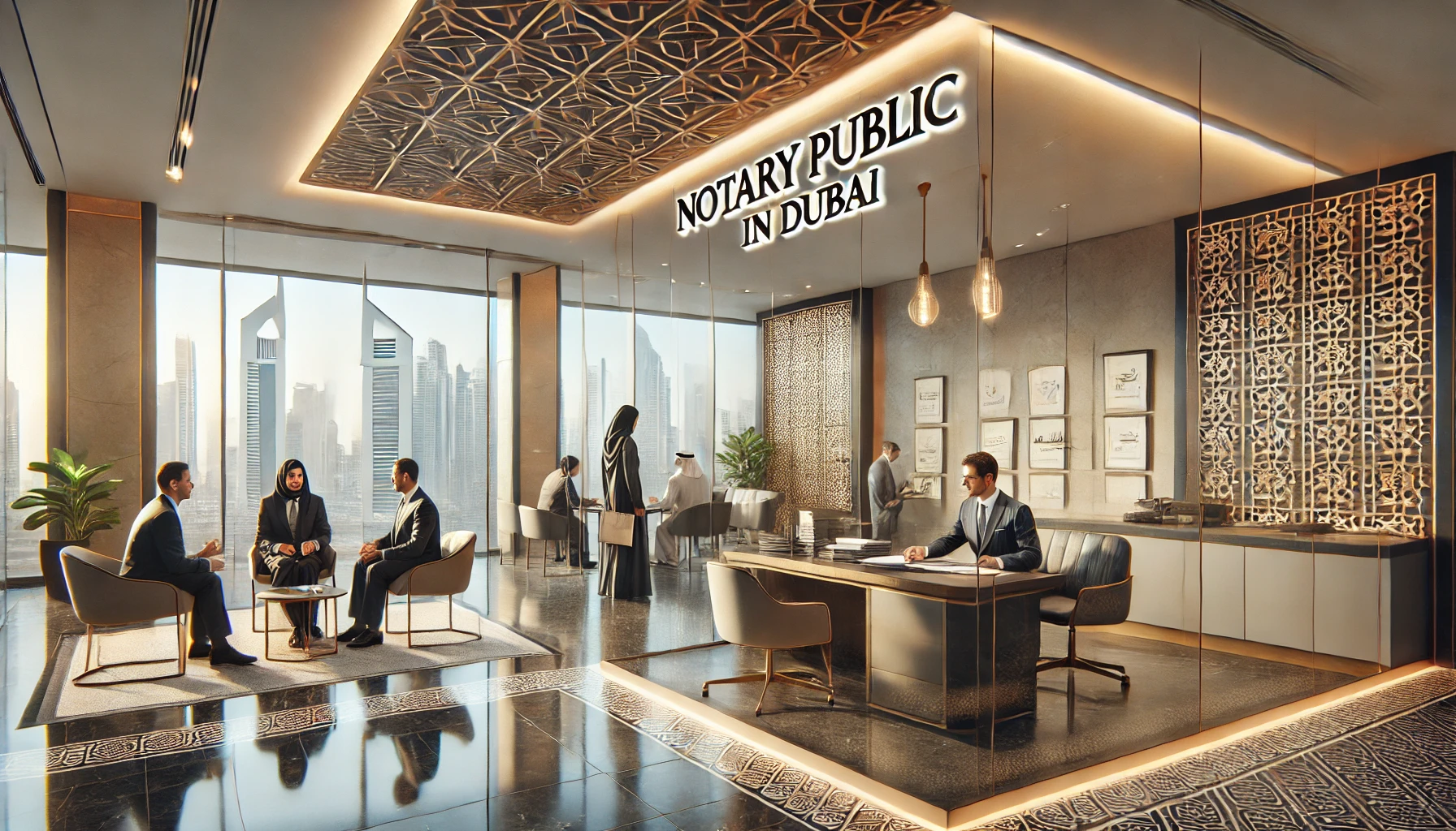 Notary Public in Dubai. a local lawyer in dubai offering notary services to clienet