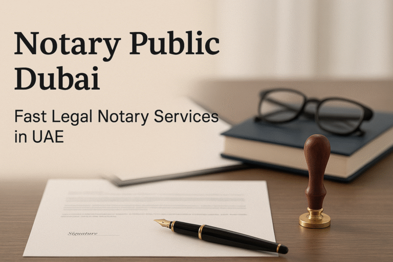 Notary Public Dubai – Fast, Affordable & Professional Notary Services in UAE