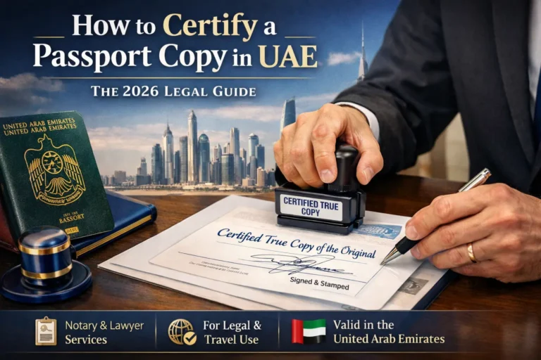 How to Certify a Passport Copy in UAE: The 2026 Legal Guide